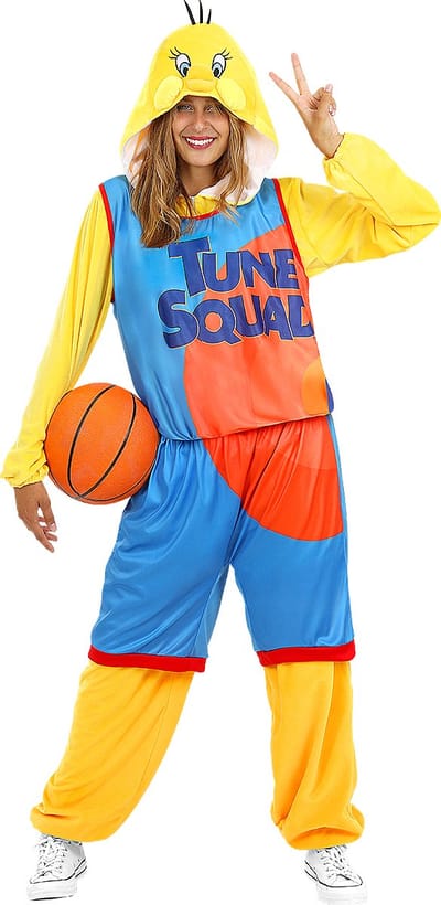 FUNIDELIA Tweety Space Jam kostuum - Looney Tunes - Maat: M-L