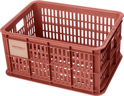 Basil Fietskrat S - Small - 17,5 Liter - Rood