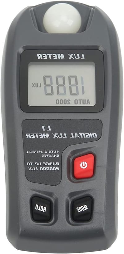 Digitale Luxmeter voor Verlichting - Verlichtingsmeter met Automatische Uitschakeling en LCD Display voor Nauwkeurige Metingen