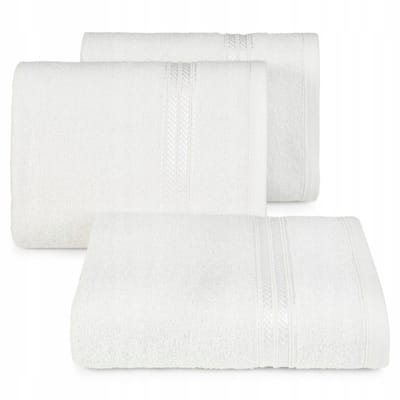 Luxe Katoenen Badhanddoek 70x140 cm Wit - Zacht & Absorberend
