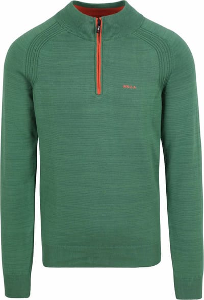 NZA - Effen katoenen trui - Amazon Green