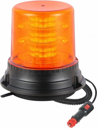 ORANJE dakzwaailicht - 36 LED - R10 / R65 - Magneet bevestiging
