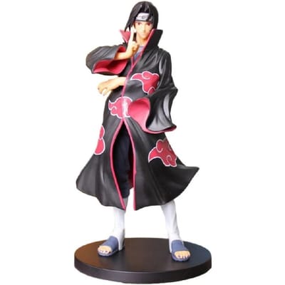 Anime Naruto Shippuuden Uchiha Itachi Akatsuki Organisatie GK Aankleedmodel Speelgoed Cadeau Collectie Actiefiguur PVC black