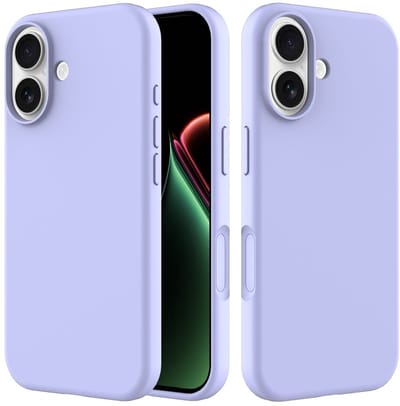 Coverup Hoesje - Geschikt voor iPhone 17 Hoesje - Coverup Liquid Colour Back Cover - Lavendel