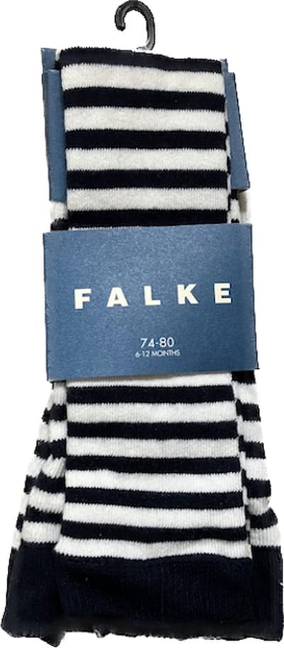 Falke baby legging stripe maat 74/80 navy