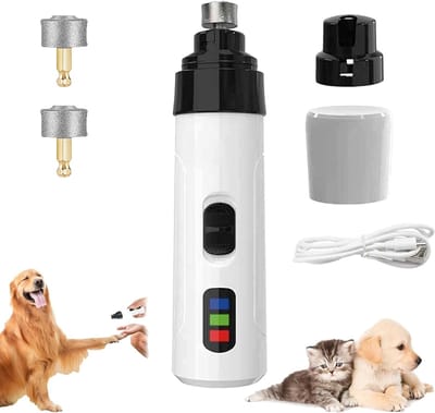 VHV - Nagelslijper hond - Elektrische nagelvijl - Huisdier nageltrimmer - Stille verzorging voor honden en katten