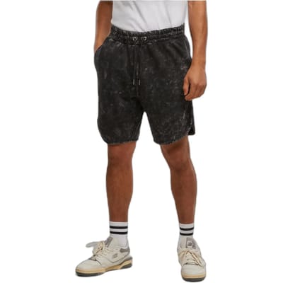 Urban Classics Washed Piped Shorts Heren Shorts - zwart - L