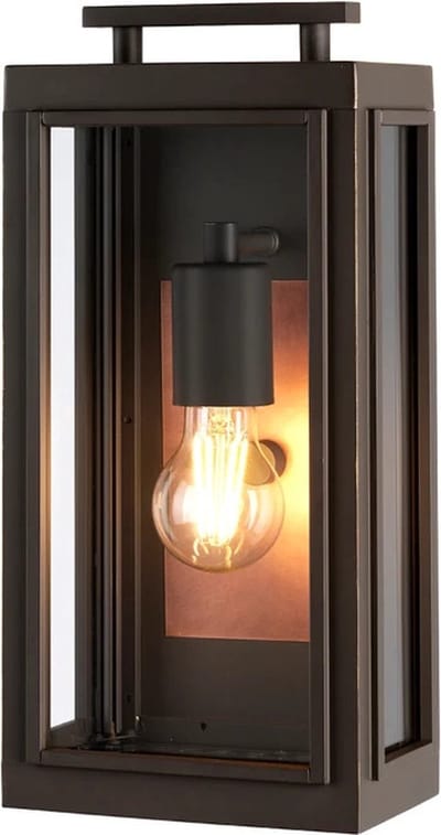 Hinkley LED Wand Buitenlamp Sutcliffe | 1X E27 Max 60W | IP44 | Dimbaar | Oil Rubbed Bronze & Copper