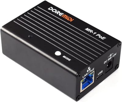 RTP MIDI Netwerkinterface met PoE voor Lage Latentie MIDI Over LAN