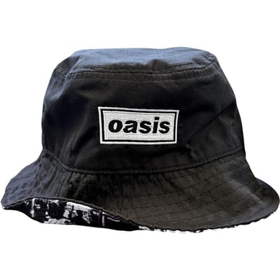 Oasis Definitely Maybe Logo Omkeerbare Emmerhoed One Size zwart