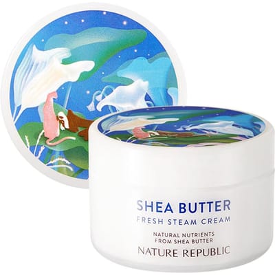 Nature Republic, Crème vapeur fraîche au beurre de karité, 100 ml (100 ml) white