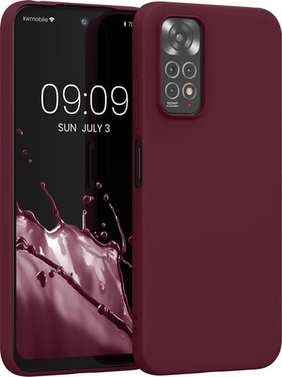 kwmobile telefoonhoesje geschikt voor Xiaomi Redmi Note 11 / Note 11S - Hoesje voor smartphone - Back cover in magenta-lila