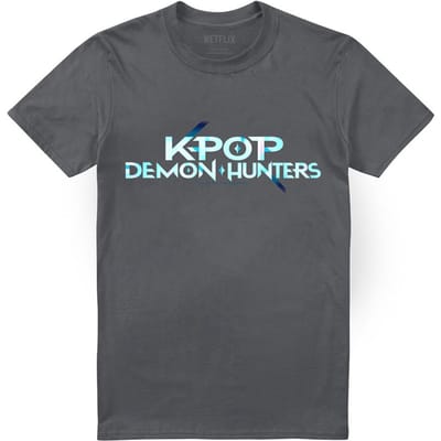 K-Pop Demon Hunters Unisex T-Shirt voor Volwassenen (Houtskool)