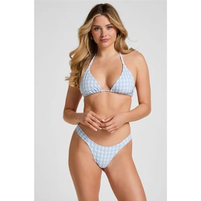 Hunkemöller Hoog Uitgesneden Bikinibroekje Amalfi Blauw
