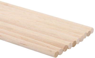 Dailygoods- Houtstok 30 cm - 10 Stuks - Natuurlijk Hout - DIY Handwerk - Scène Decoratie - Gladde Snit - Flexibel en Mooi - Houtbalk