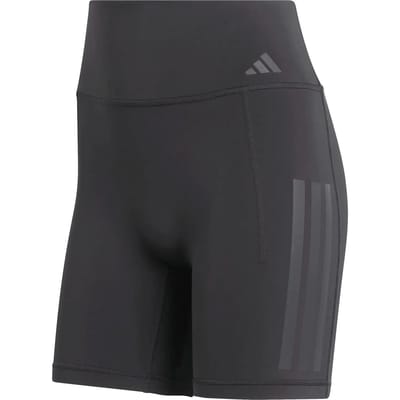 Adidas Optime Workout 3 Stripes 7´´ Korte Leggings Zwart XS Vrouw