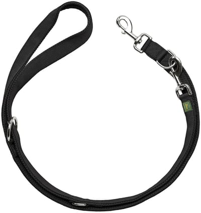 Hunter - Hondenriem DIVO UP - Verstelbaar - Zwart - 1.5x200cm