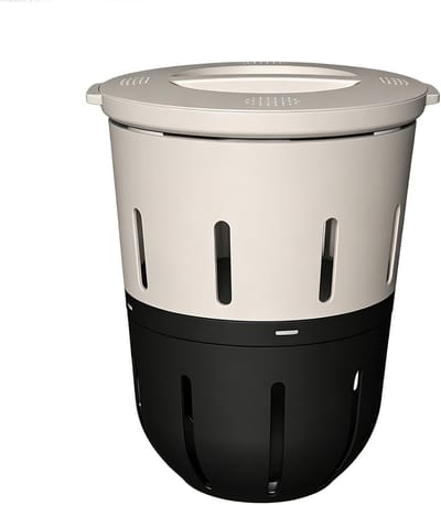 Compostbak - Wormenbak Tuin - Afval Verwerken - Ondergronds Ontwerp - 12.5 Liter - Zwart