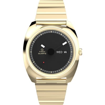 Timex Q Timex Q Vintage-Inspired TW2Y34400 Horloge - Staal - Goudkleurig - Ø 37 mm