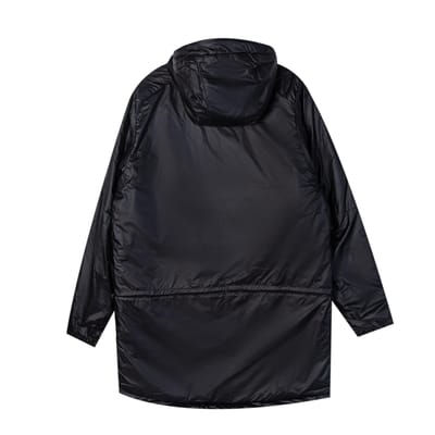 Jordan Eenvoudige Effen Kleur Waterdicht Winddicht Warme Jas met Capuchon Katoen Heren jassen Zwart 689853-010 L black