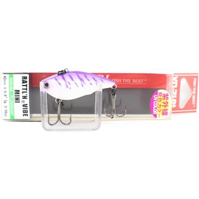 Yo Zuri Rattl'n Vibe Mini 40 mm vibrerend zinkend kunstaas R1354-UPUT (0690) gray