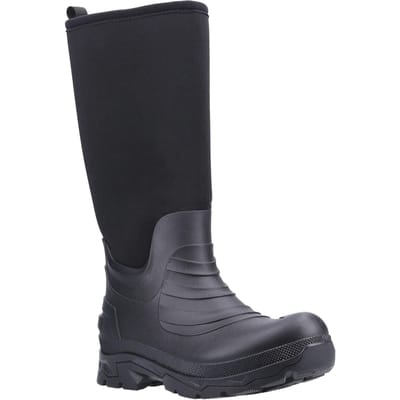 Cotswold Unisex volwassen Kenwood Neopreen Wellington Laarzen (Zwart)