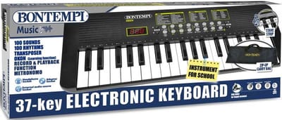 Bontempi elektronisch keyboard 37 toetsen - muziek speelgoed voor kinderen.