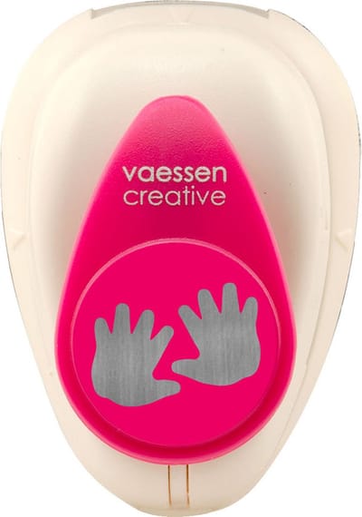 Vaessen Creative Pons - Figuurpons - Babyhandjes - 1 x 1,4 cm