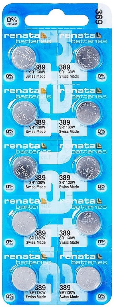 RENATA - Horlogebatterijen - Watch 389 - 10 stuks