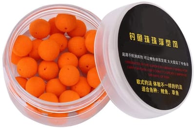 Dailygoody - Karper Boilies - Drijvende Lokken - Oranje Zoete Aardappelsmaak - 30Pcs - Perfect voor Karpervissen - 12MM