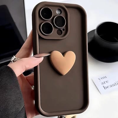 Schattige Liefdeshartje Telefoonhoesjes Voor iPhone 15 11 14 13 12 Pro Max Plus Siliconen Schokbestendig Kawaii Meisjes Back Cover Telefoon Accessoires For iPhone 14 Pro gray