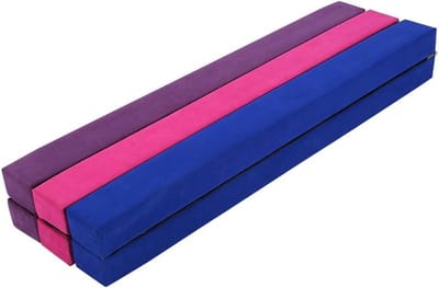 Opvouwbare Evenwichtsbalk - Gymnastiek Balk - Gymnastiek Oefenen - Hoge Stabiliteit - 2.2 Meter - Blauw