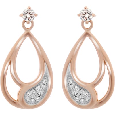 Orphelia 'Minna' Dames 925 Sterling Zilver Oorbellen - Roze ZO-7228