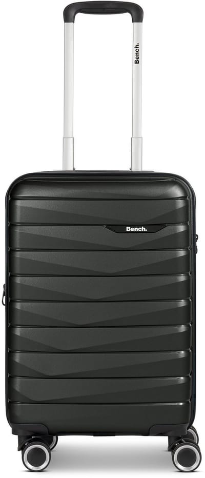 Bench Paris 4 wielen Cabinewagen S 55 cm met uitbreidingsplooi - Harde bagage - TSA slot - black
