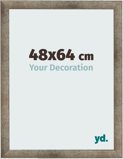 Your Decoration - Fotolijst 48x64 cm - MDF - Metaal Vintage - Bologna