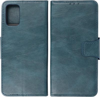 Bestcases Portemonnee Telefoonhoesje - Pasjeshouder Hoesje voor Samsung Galaxy A02s - Blauw