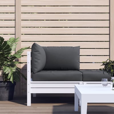 vidaXL - Palletkussens - 3 - st - oxford - stof - antraciet