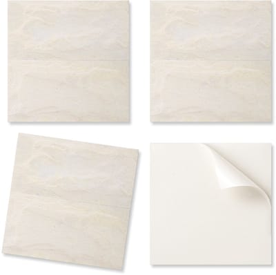 Vinyl wandtegels met natuursteenstructuur, set van 20x20x20 cm
