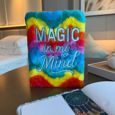 Notitieboek Magic in my Mind - Zacht boek - Droomdagboek - 80 pagina's - Magie in mijn hoofd - cadeau voor man - cadeau voor vrouw