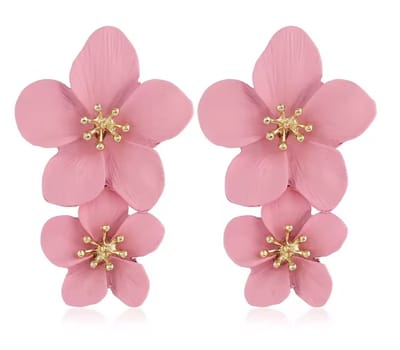 Oorbellen- Glee- licht roze- Charme Bijoux