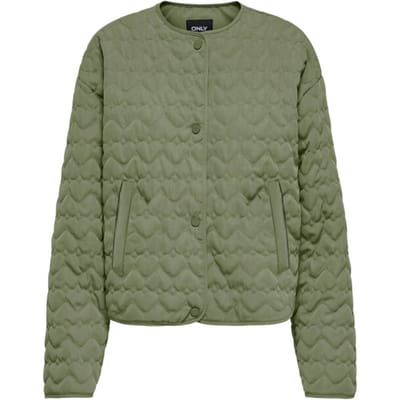 Only Jas Onlheart Life Quilted Jacket Noos O 15366265 Oil Green Dames Maat - XL