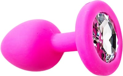 BNDGx® - dildo klein roze met glitter steen - Anaal - Seks speeltjes voor koppels vrouw man