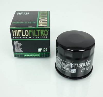 Filtre huile Hiflofiltro HF129 pour buggy Kawasaki 950 KAF Mule Diesel 2009-2013