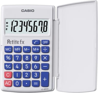 Casio MS-20UC – Bureaurekenmachine – 12‑cijferig display – Wit