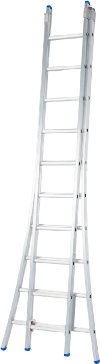 Solide 2-delige Uitgebogen Reformladder - 2x10 Sporten