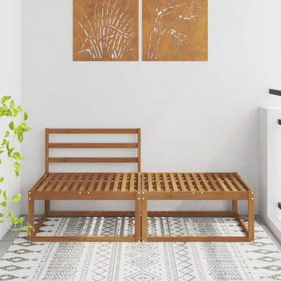 vidaXL - Sectie - Sofa - Eenheden - 2 - Stuk - Naturel