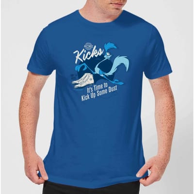 Looney Tunes ACME Kicks Men's T-Shirt - Royal Blue - S
