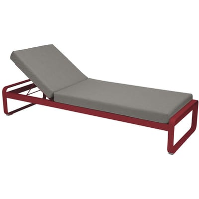Fermob BELLEVIE Komfort - Ligbed - 43 chili - B8 taupegrijs