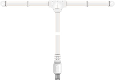 Electrovision FM lint antenne - 1,8m - platte kabel - voor binnenhuis - Dipool Radio antenne FM DAB