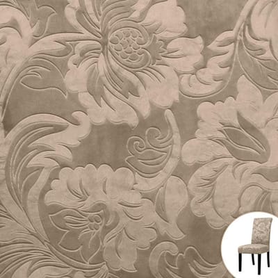 Geprint Velours Stof Stoelhoes Voor Eetkamer Stretch Pluche Stretch Hoes Voor Eetkamerstoelen Zithoes Voor Thuisgebruik Winter Decor
